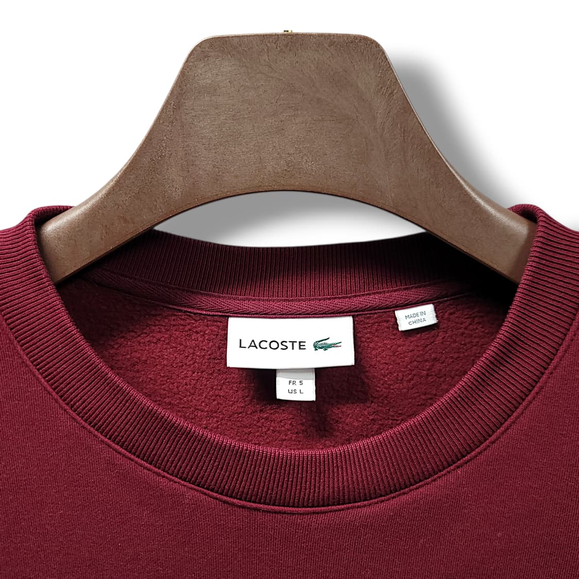 [L] 라코스테 컬러블록 크루넥 기모 스웻셔츠 맨투맨 상품이미지8