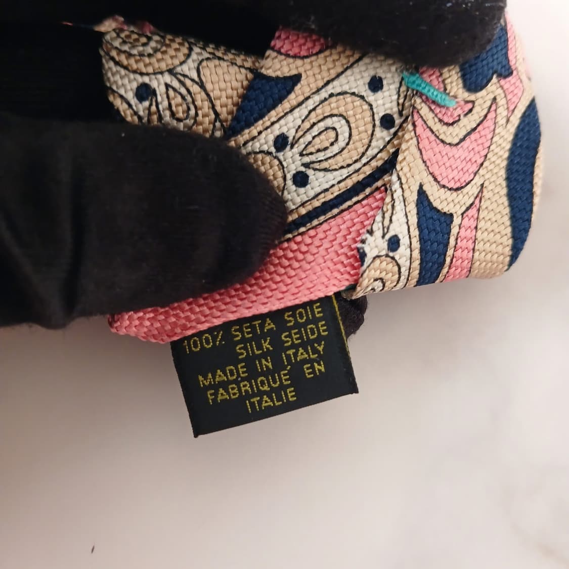 에밀리오 푸치 실크 핑크 플로럴 넥타이 9.2cm A등급 A18994
 상품이미지10