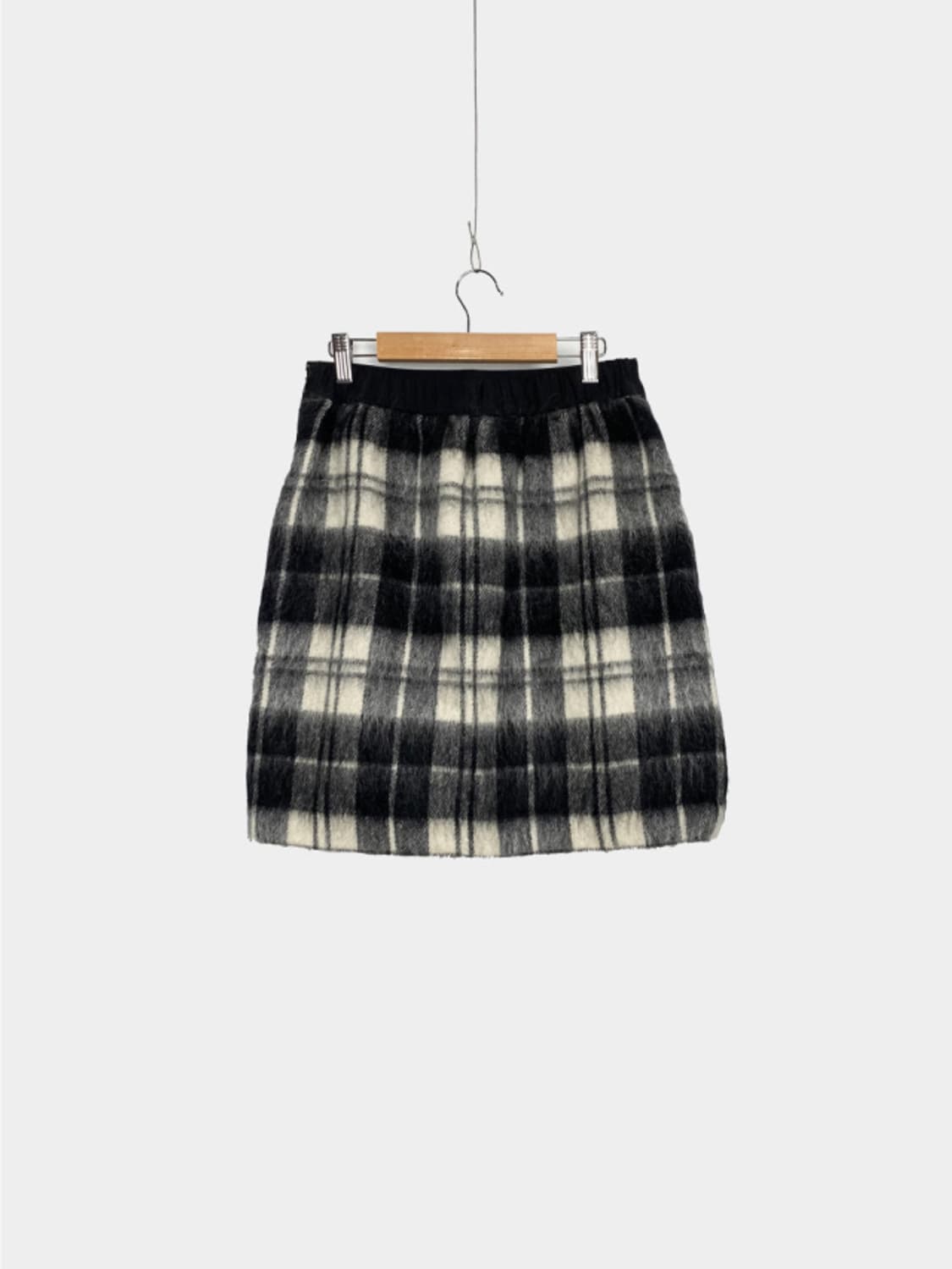 UNITED ARROWS mohair check skirt 상품이미지4