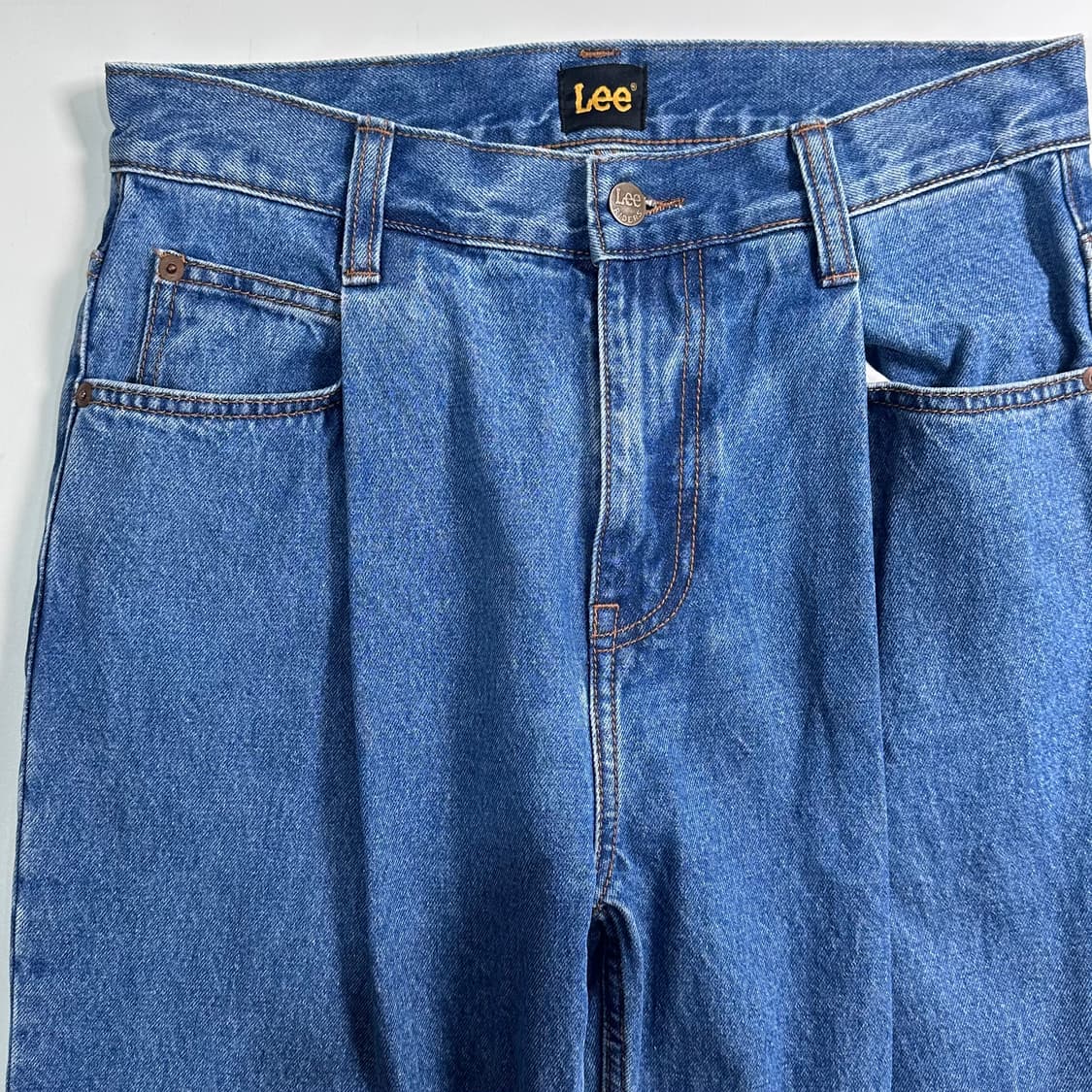 리 원턱 와이드 데님 팬츠   상품이미지3