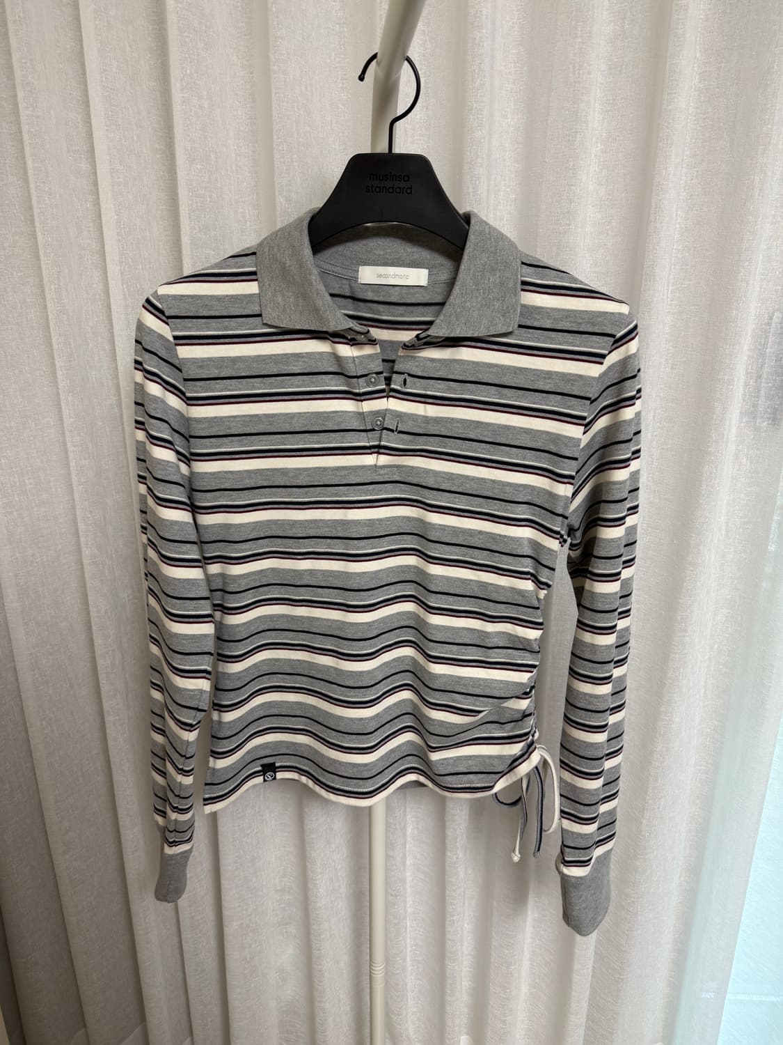 세컨모놀로그 스트라이프 카라티 상품이미지2