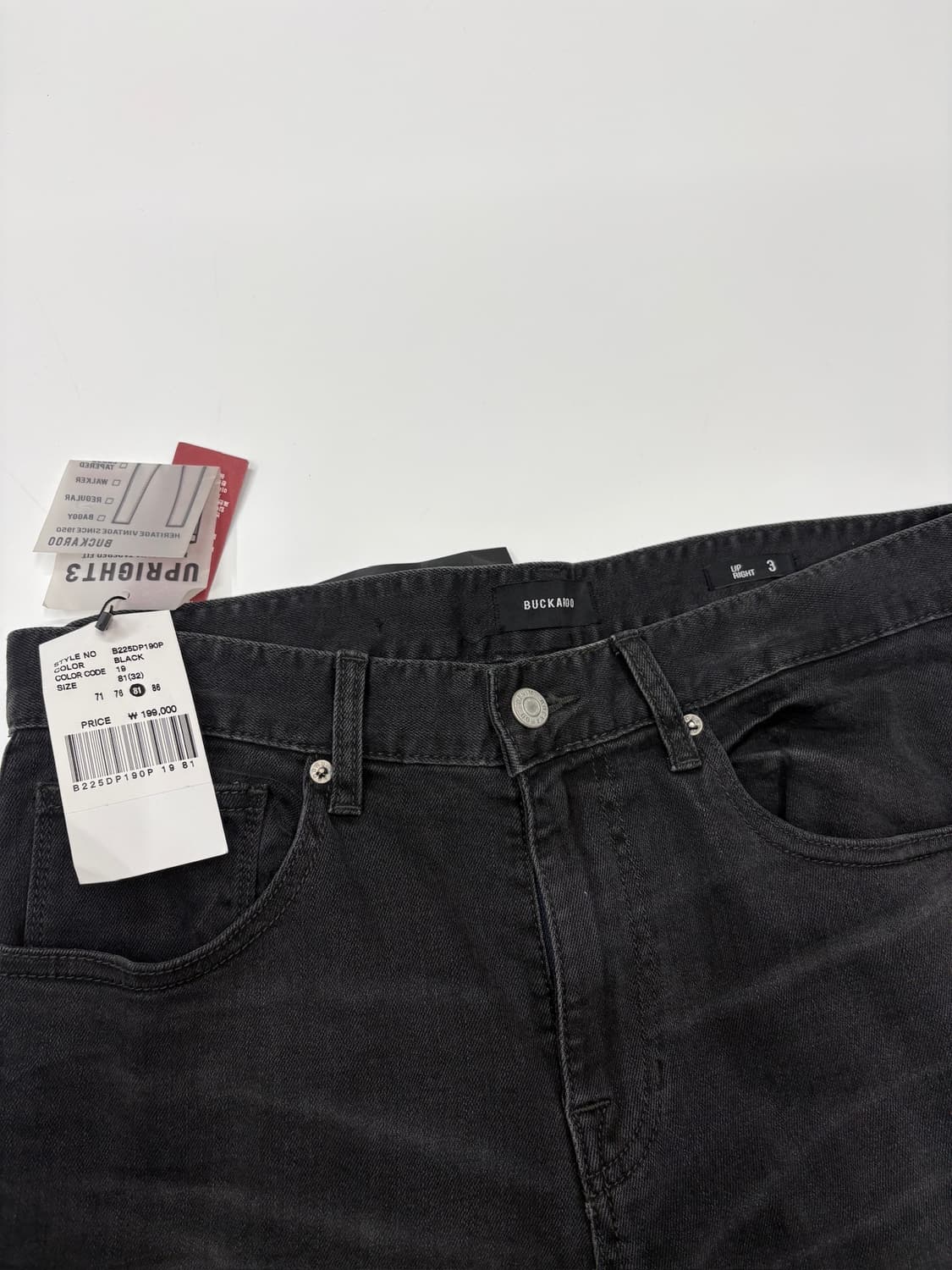 (32)BUCKAROO 버커루 블랙 데님 팬츠 청바지 상품이미지4