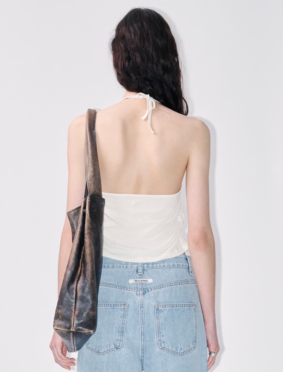 그로브 홀터탑 크림 새상품 택포 상품이미지5