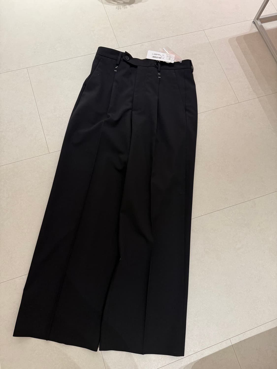 (새제품) MM6 메종 마르지엘라 스테이플드 울 트라우저 48 상품이미지9