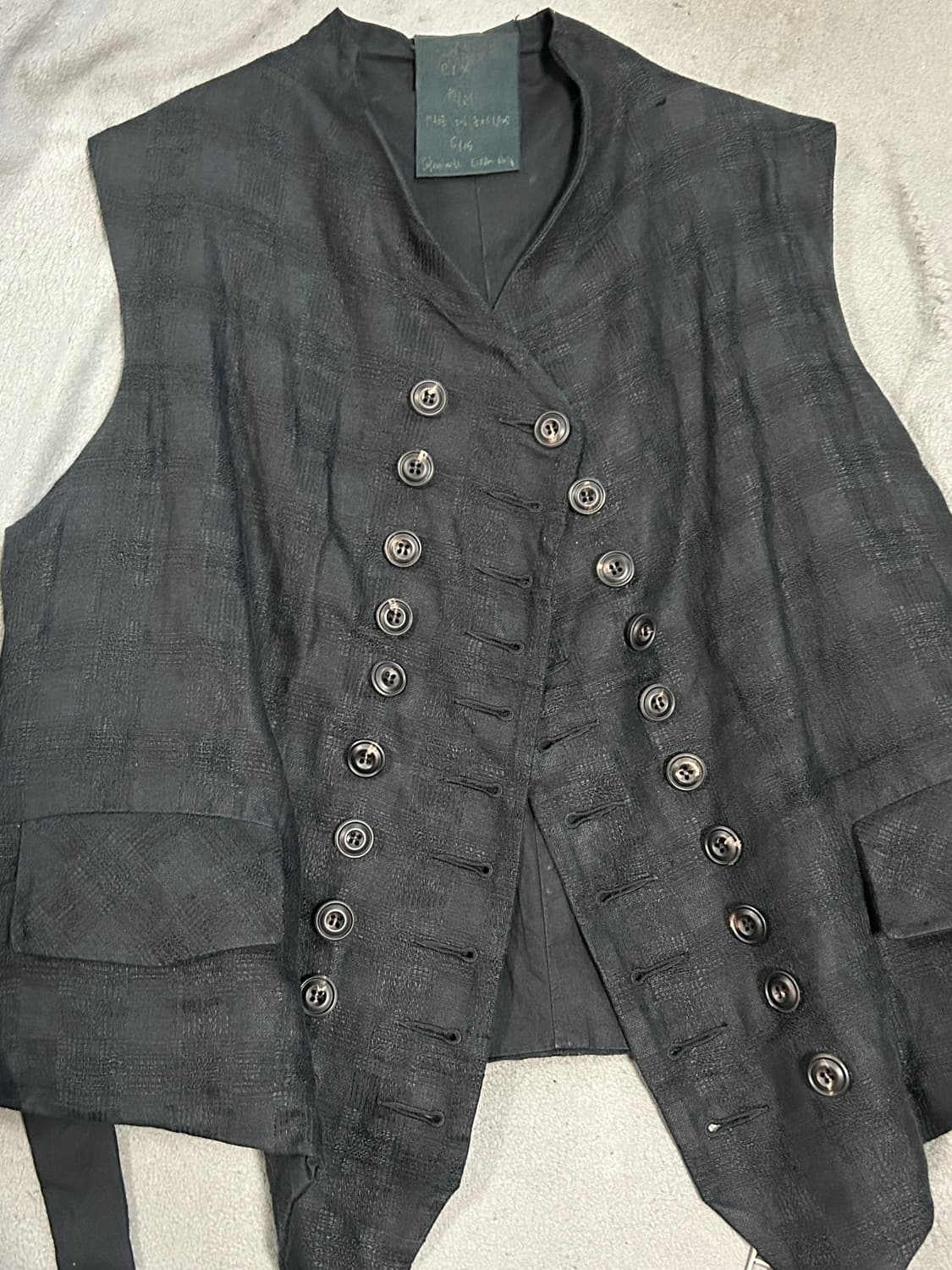 존 알렉산더 스켈튼 더블 브레스티드 베스트 상품이미지1