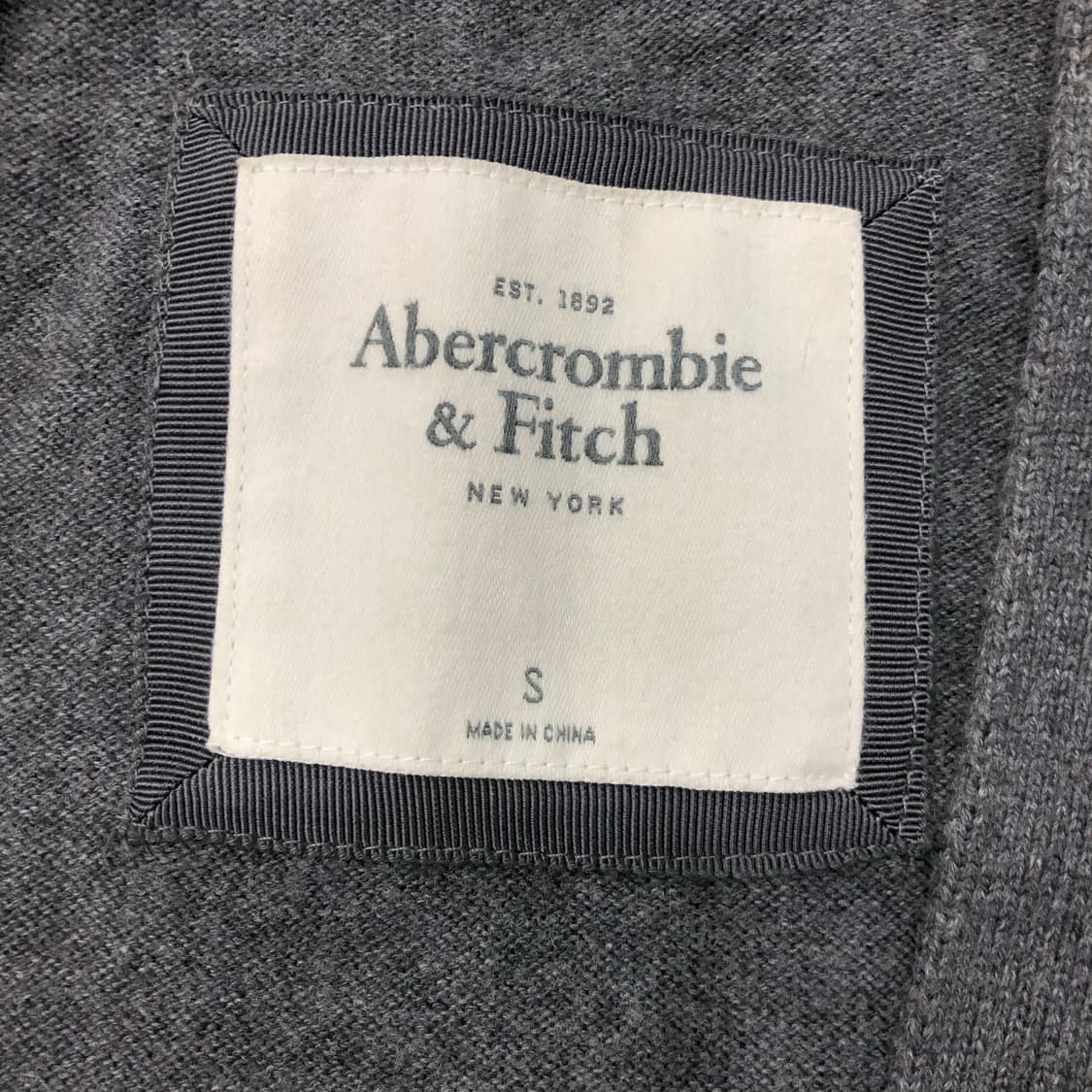 아베크롬비 그레이 가디건 상품이미지4