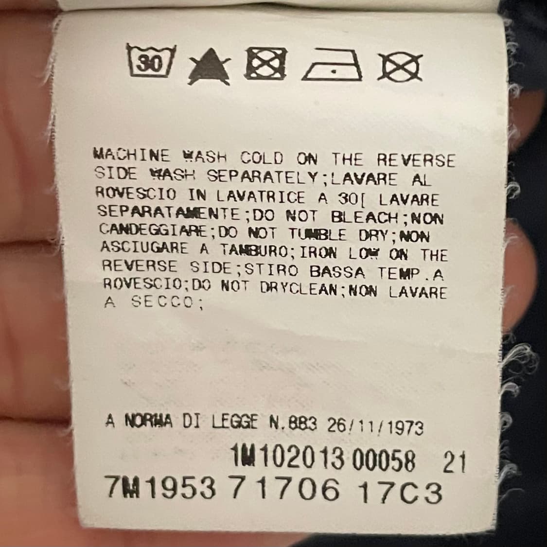 피에르 발망 디스트로이드 데님 블레이저 자켓 (on.17)   상품이미지10