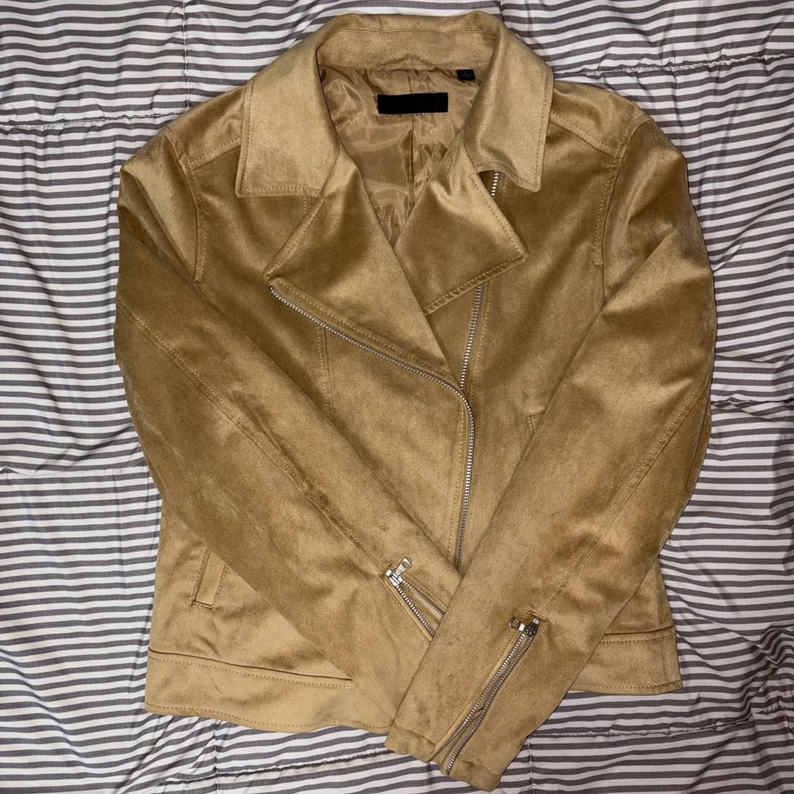 유니클로 스웨이드 라이더 자켓 L 상품이미지3