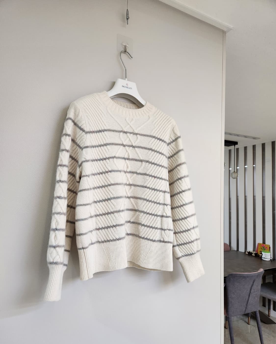 아이잗컬렉션 스트라이프 풀오버니트 55~66사이즈 상품이미지6