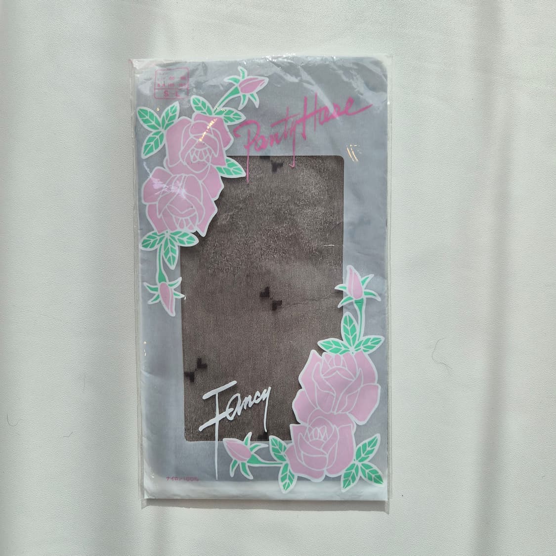 일본 FANCY 하트 리본 패턴 팬티스타킹 상품이미지3