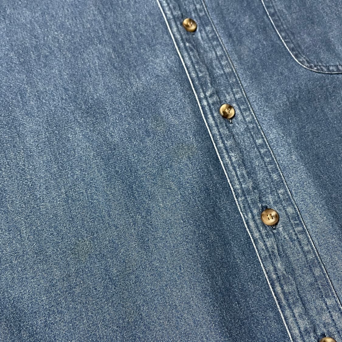 VANTAGE APPAREL 빈티지 데님 코튼 셔츠 A00519 상품이미지4