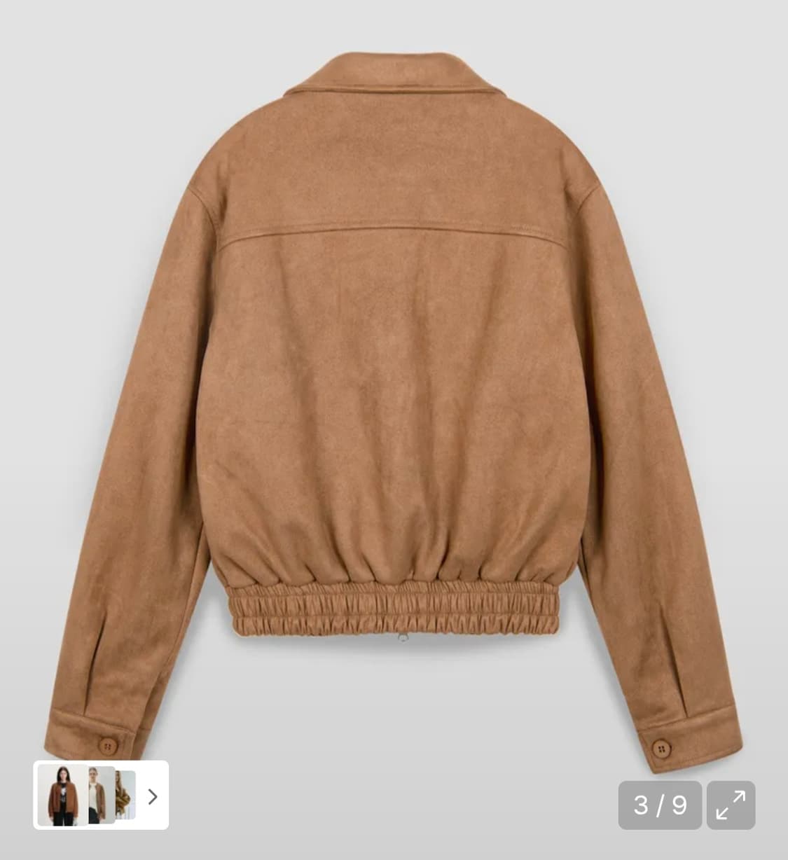 플레이스 스튜디오 스웨이드 자켓 브라운 상품이미지2