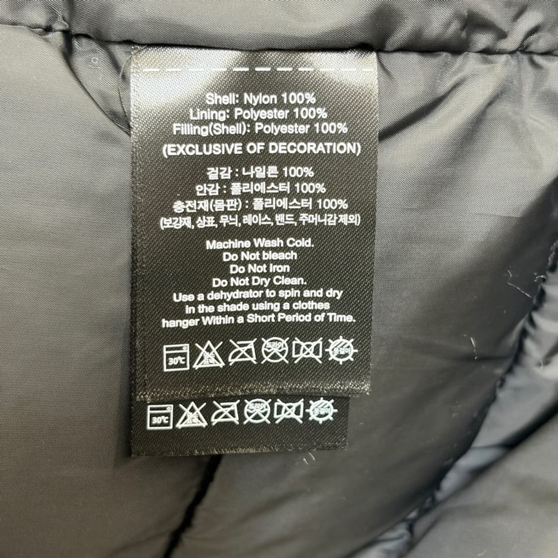 DKNY 골프 경량 패딩 플리스 점퍼 S 상품이미지6