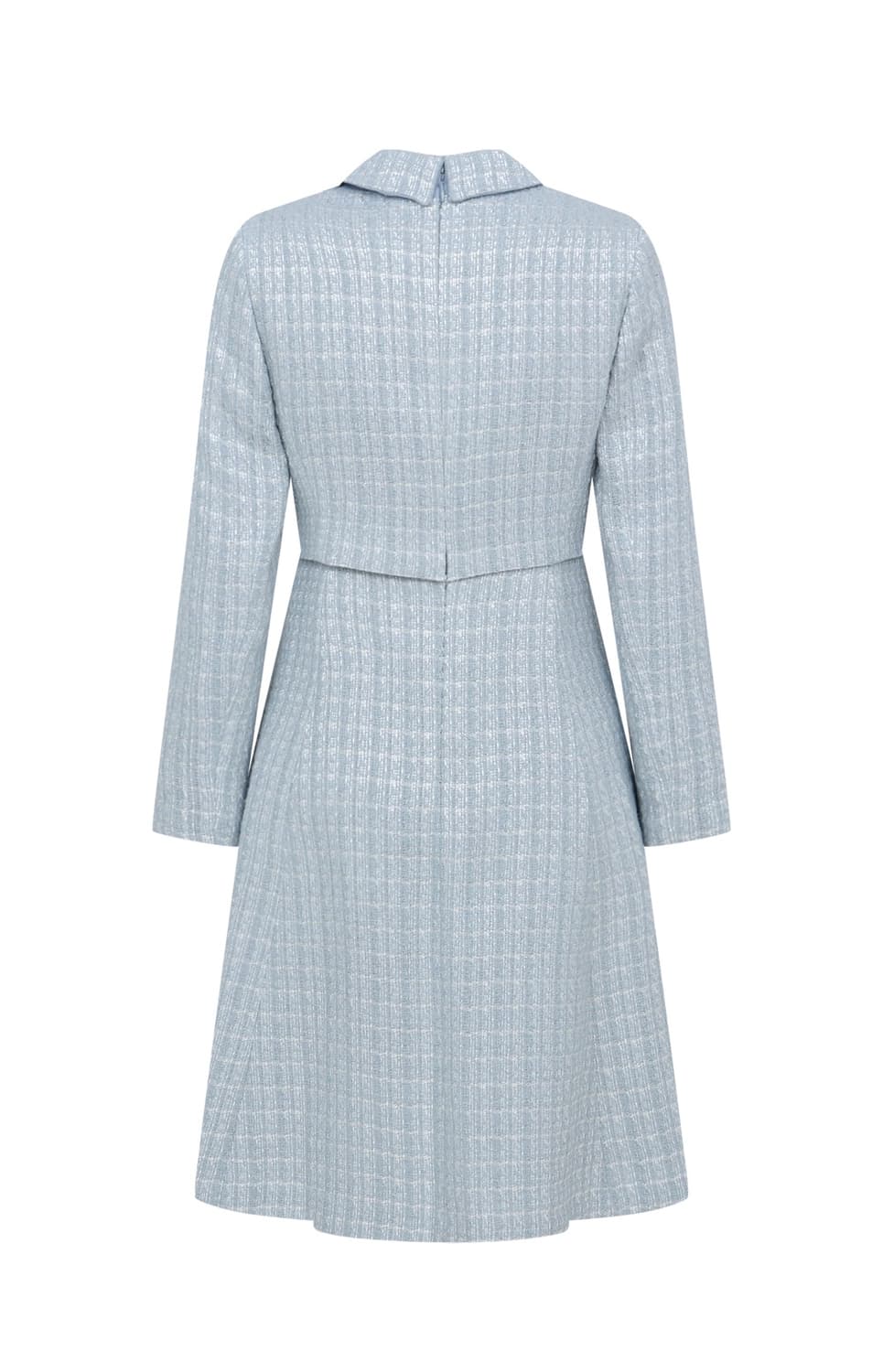 브라이드앤유 매디슨 노치드 카라 트위드 미니 드레스 상품이미지2