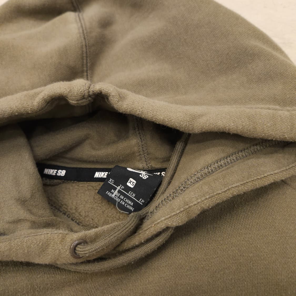 나이키 SB 빅로고 카키 후드티 상품이미지3