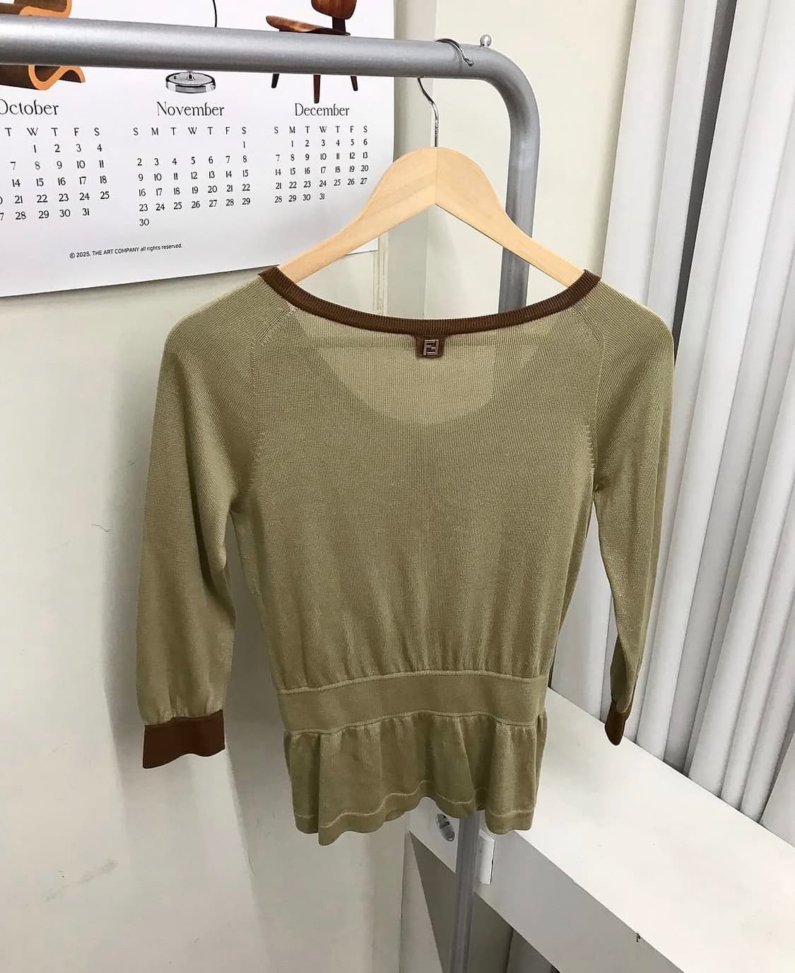 펜디 주카 백로고 은장 가디건 상품이미지1