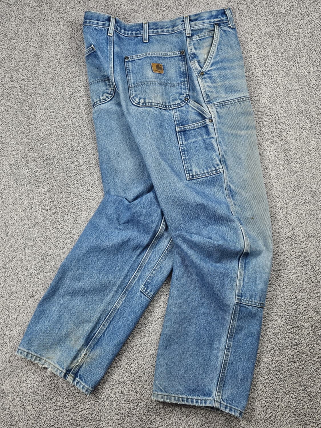 칼하트 데님 더블니 카펜터 워크 팬츠 ( 34X32 ) / 10415 상품이미지3