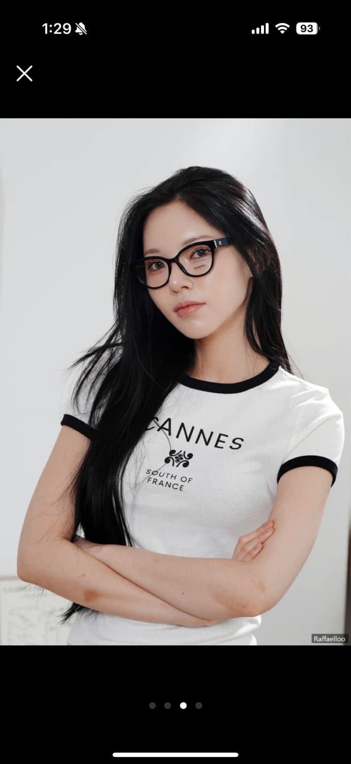 샤넬 트리플 펄 버터플라이 안경 CH3440H  상품이미지3