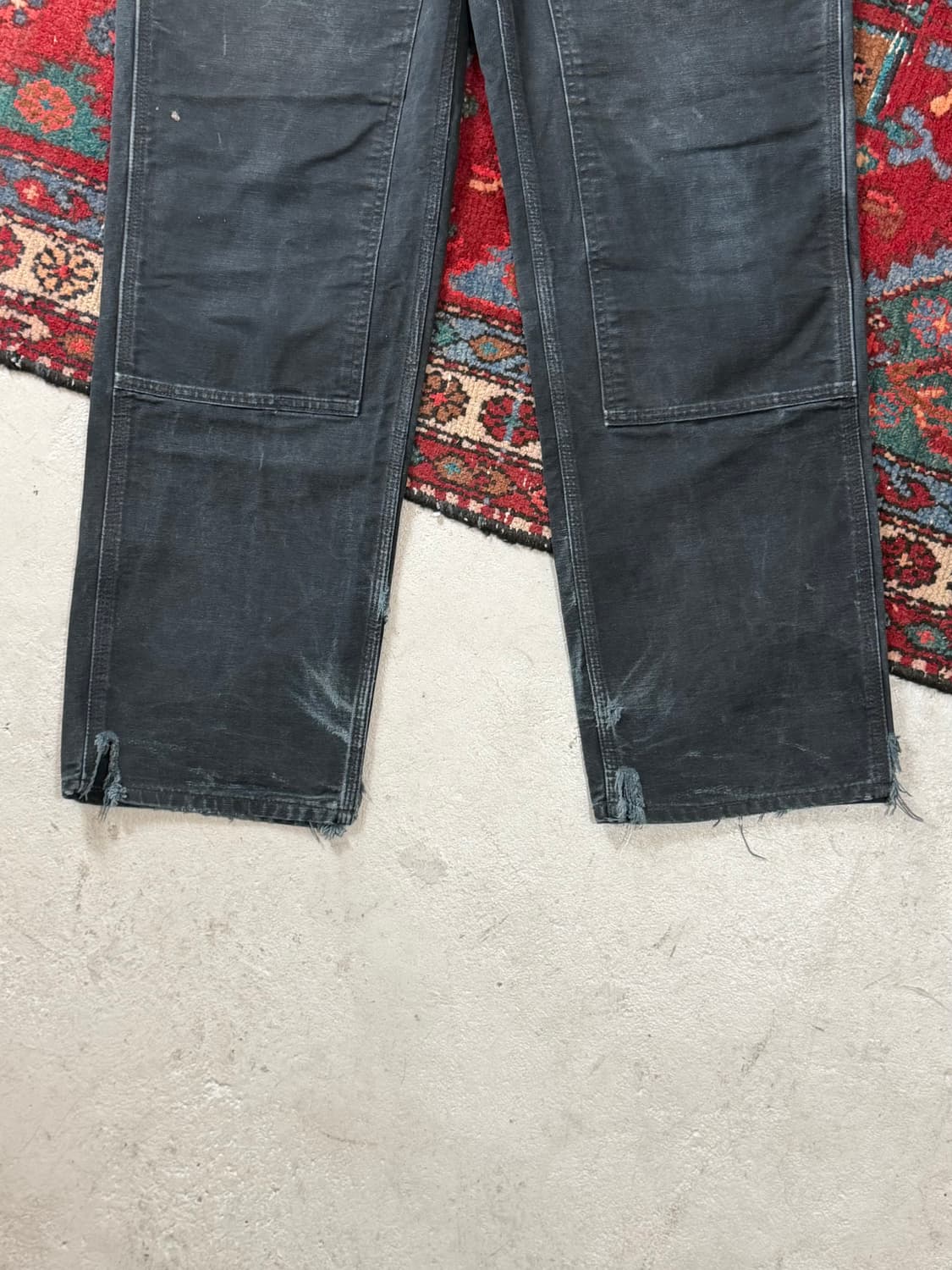 OG USA Made 칼하트 B01 더블니 블랙 칼하트 썩블니 카펜터 상품이미지7