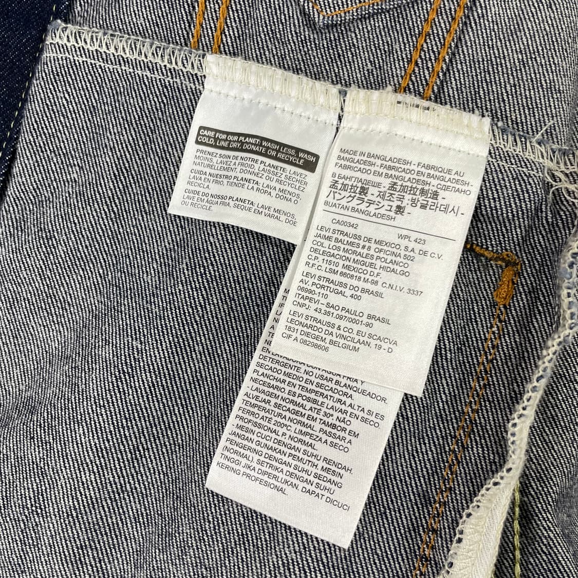 Levi's 리바이스 72334 데님 트러커 자켓 (s) 상품이미지4