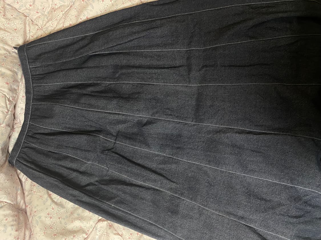 일본빈티지 진청 롱스커트 상품이미지1