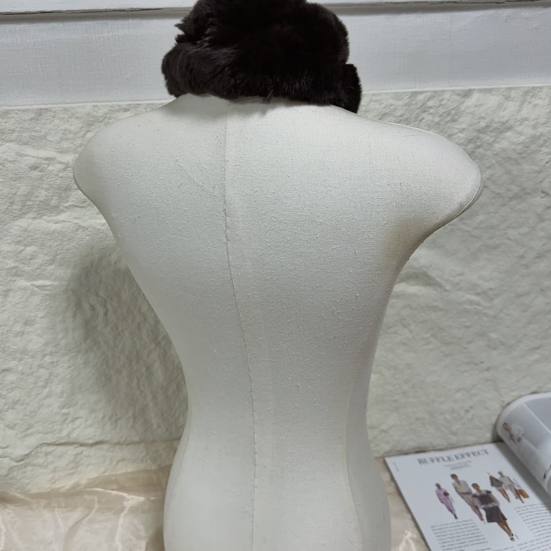 빈티지 래빗 토끼털 목도리 머플러 상품이미지3