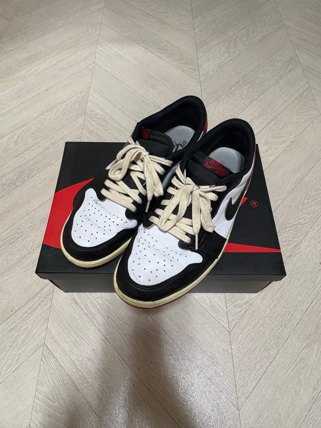 [290] 나이키 조던1 로우 블랙토 상품이미지1