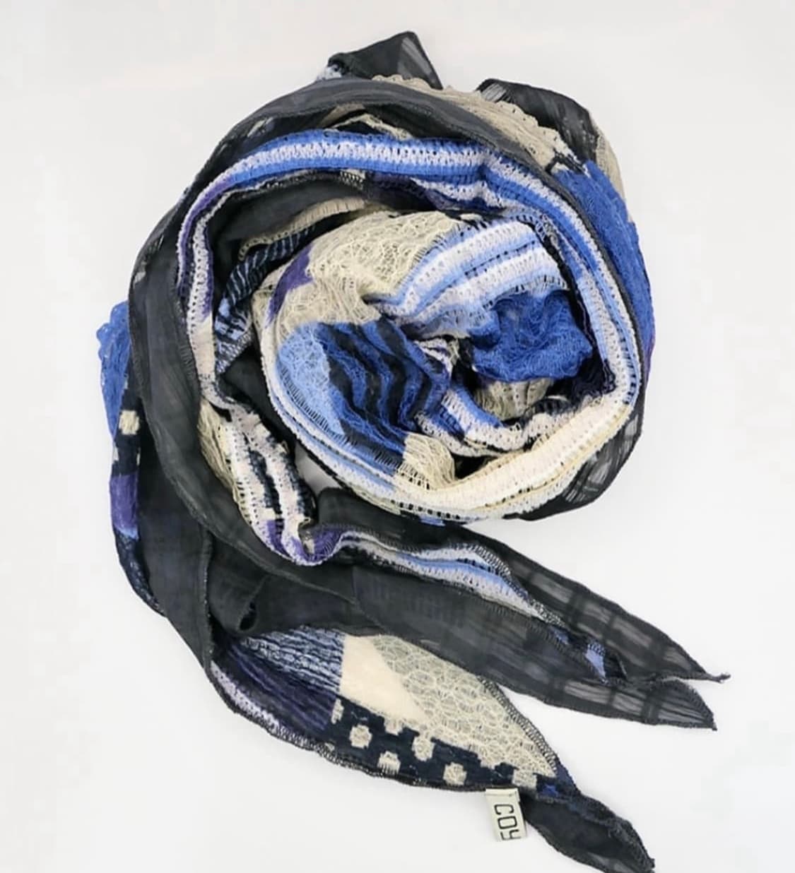 코이세이오 증정품 스카프 블루  상품이미지1