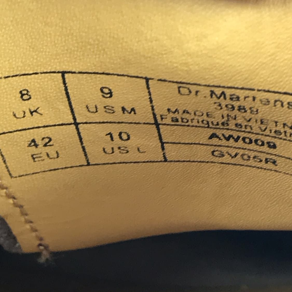 닥터마틴 3989 버건디 윙팁 워커 남성270 상품이미지10