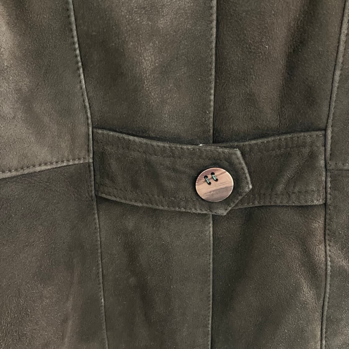 VTG 빈티지 브라운 스웨이드 양가죽 무스탕 코트  상품이미지5