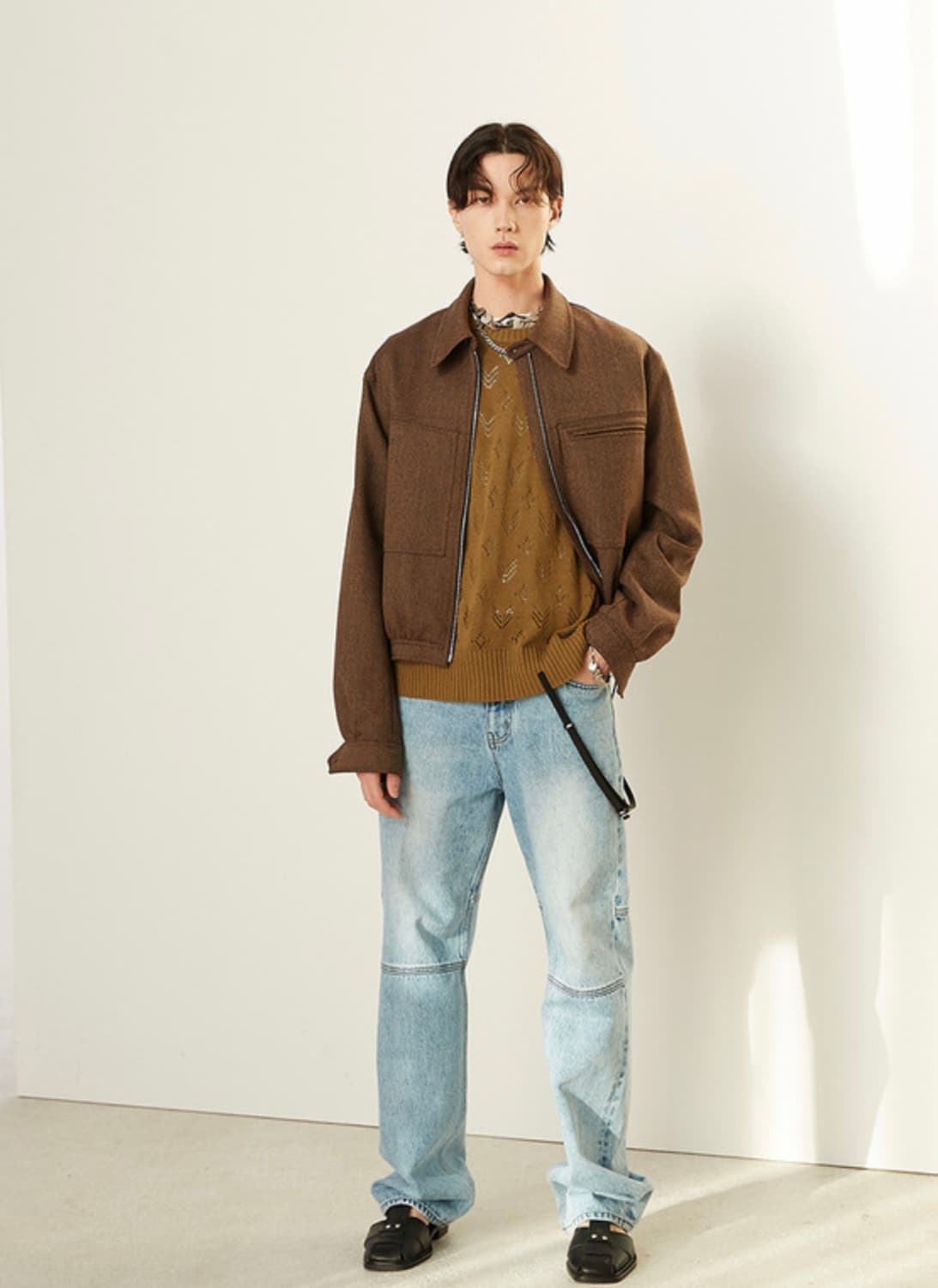 알렌느 3D 지테일 울 숏자켓 2사이즈 상품이미지2