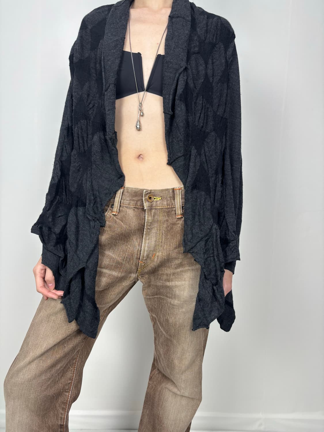 HIROKO BIS ARGYLE CARDIGAN 상품이미지2