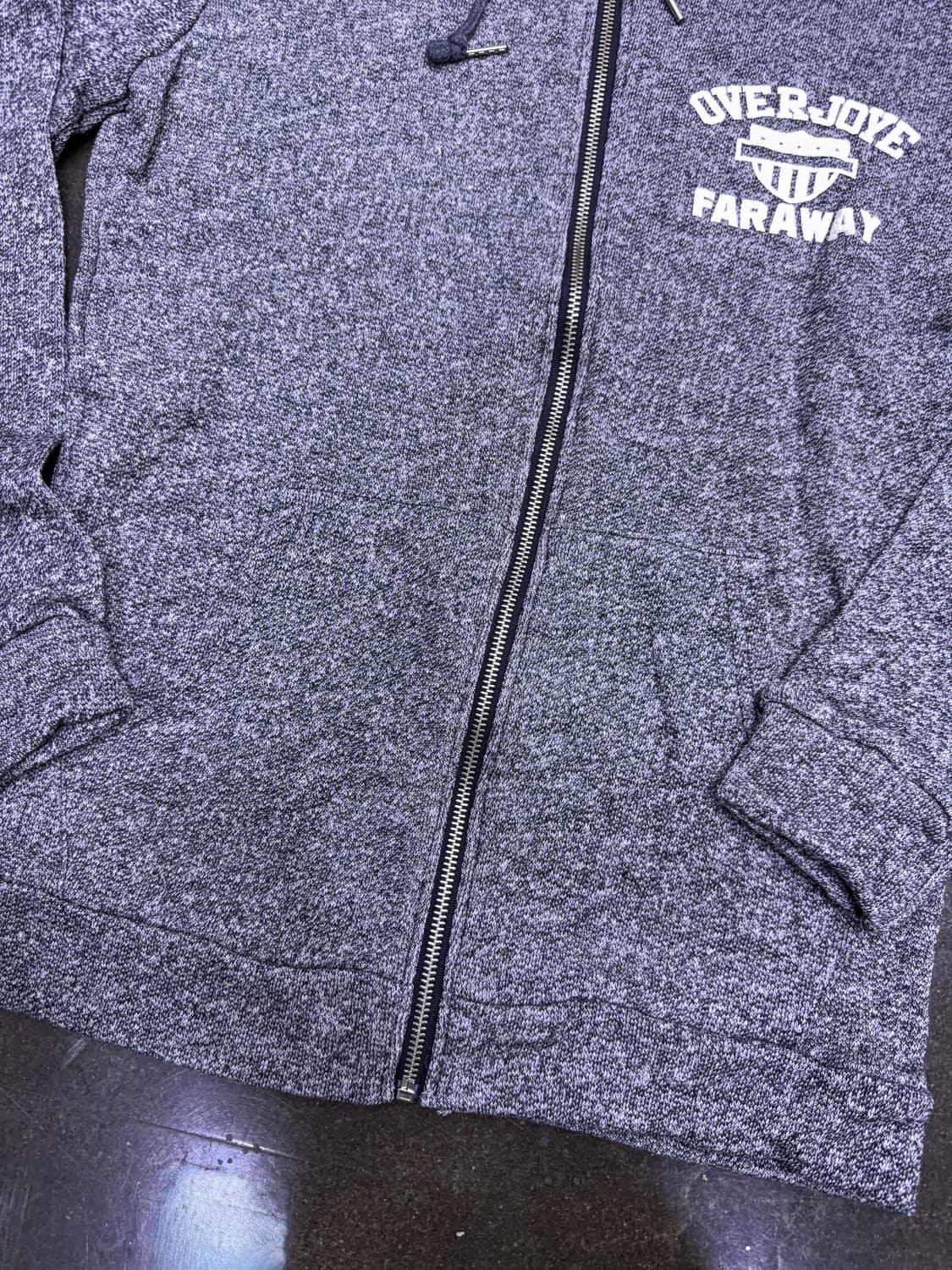 제이후쿠 OVER-JOYE 후드집업 셋업 트레이닝 먹색 M 상품이미지7