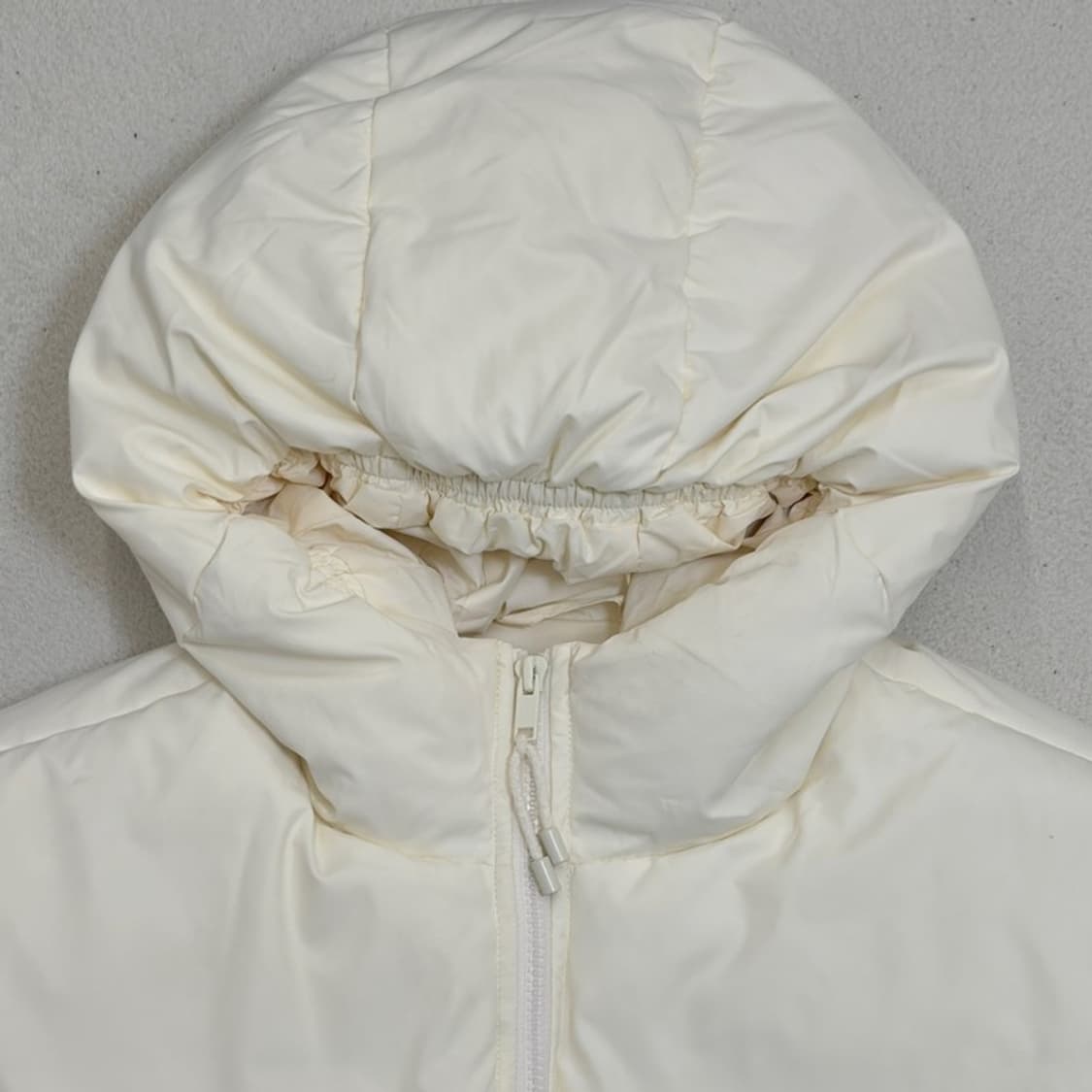 AVENUE 후드 크롭 푸퍼 덕다운 숏패딩 F 상품이미지3