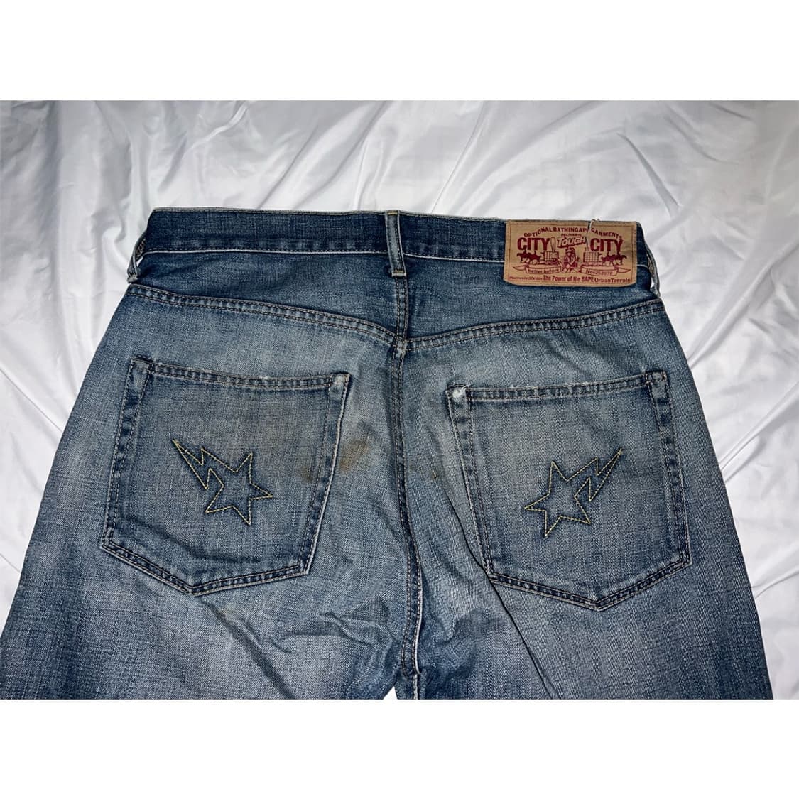 Bape 00s Vintage Denim Pants 상품이미지5