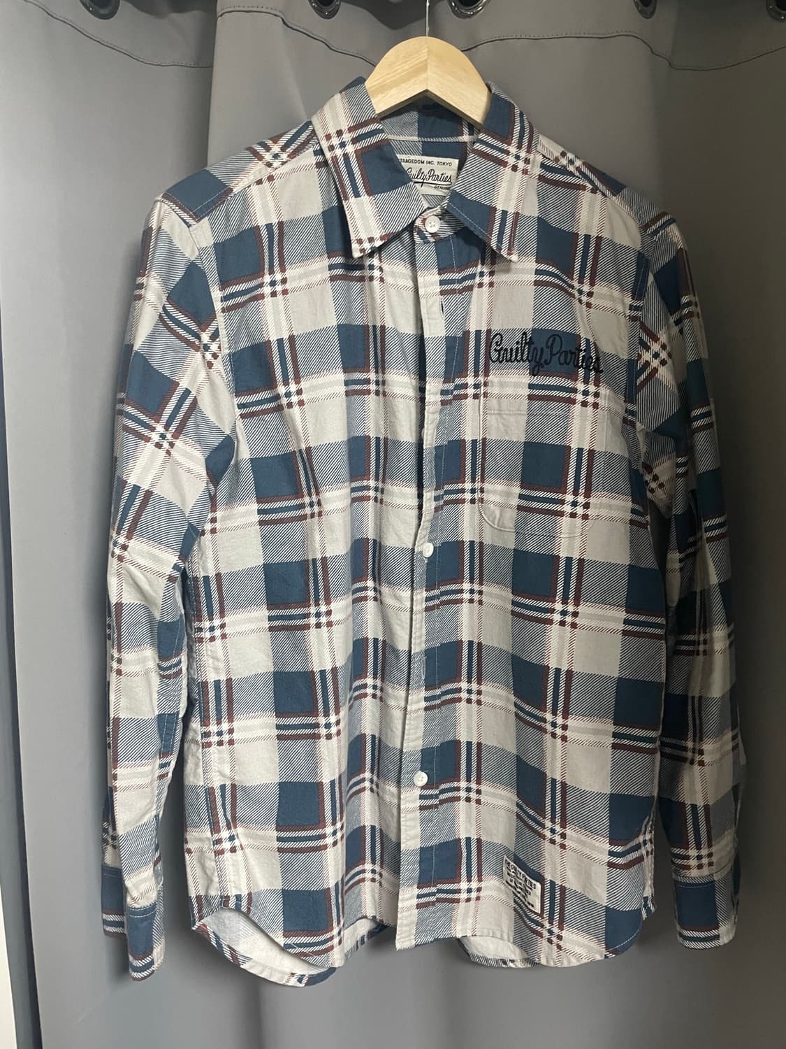 와코마리아 체크 셔츠 상품이미지3