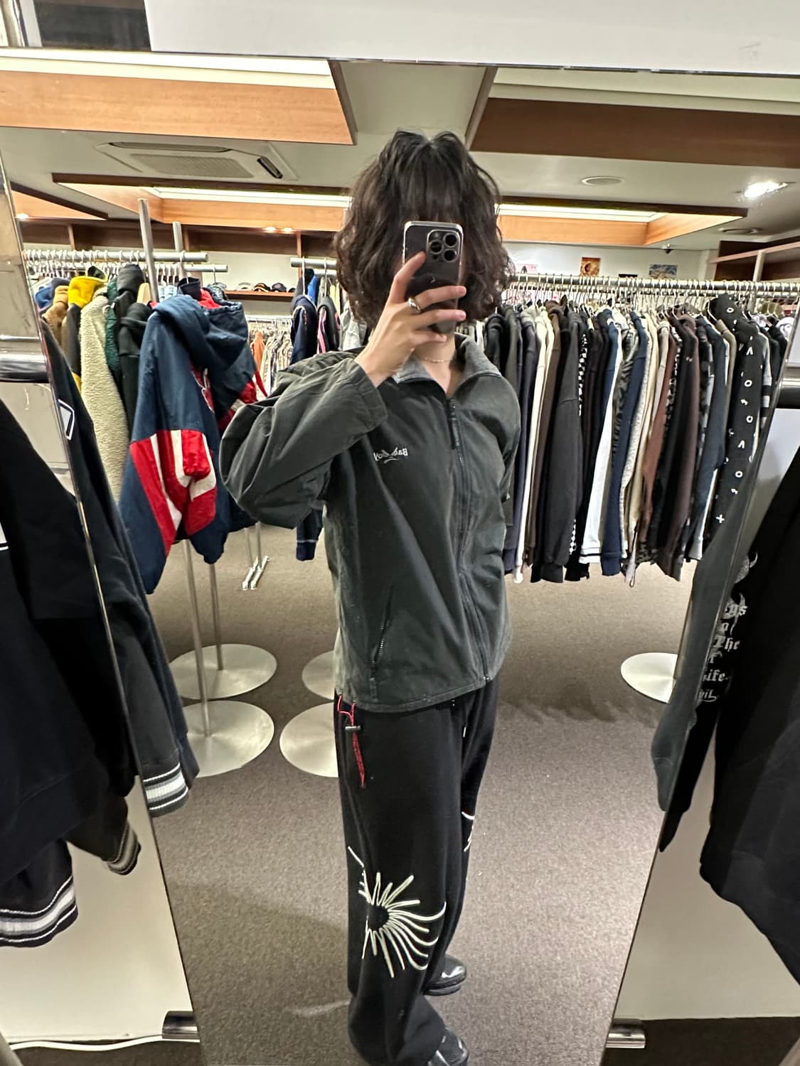 160)배드보이 빈티지 리버시블 플리스 집업 상품이미지1