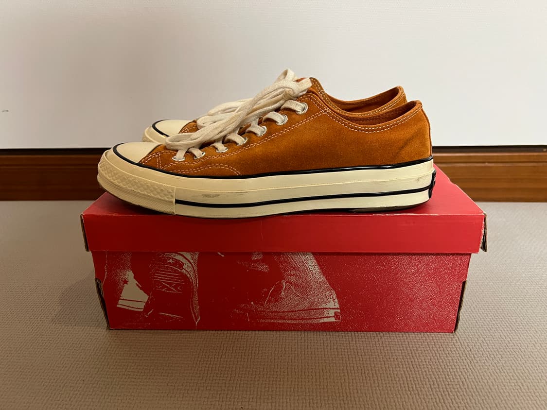 무료배송 - 컨버스 척테일러 1970s 스웨이드 로우(오렌지비터스)270 상품이미지1