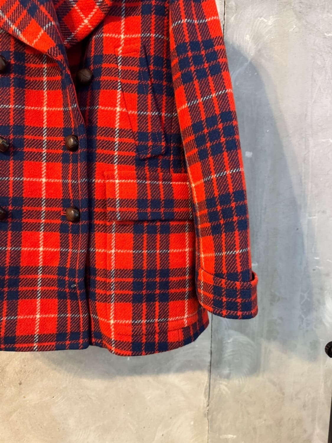 제이크루 타탄체크 피코트 55~66 상품이미지5