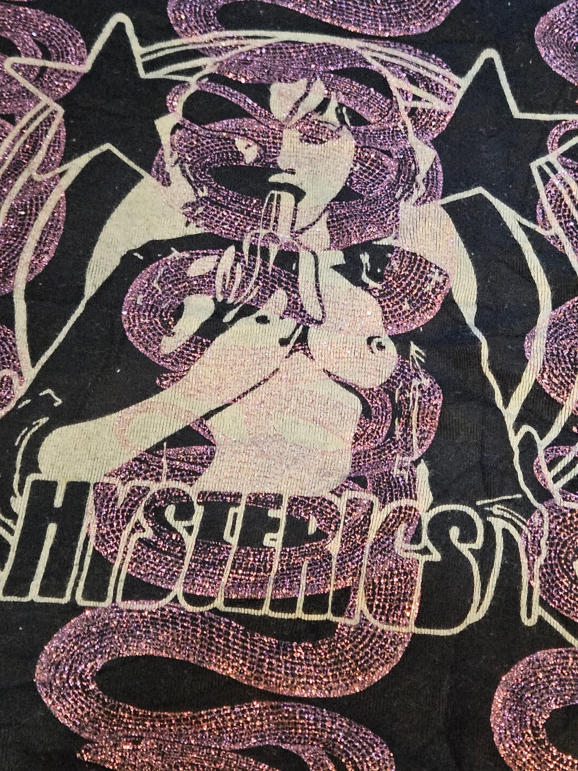 Hysterics 히스테릭스 글리터 프린팅 반팔 티셔츠 상품이미지3