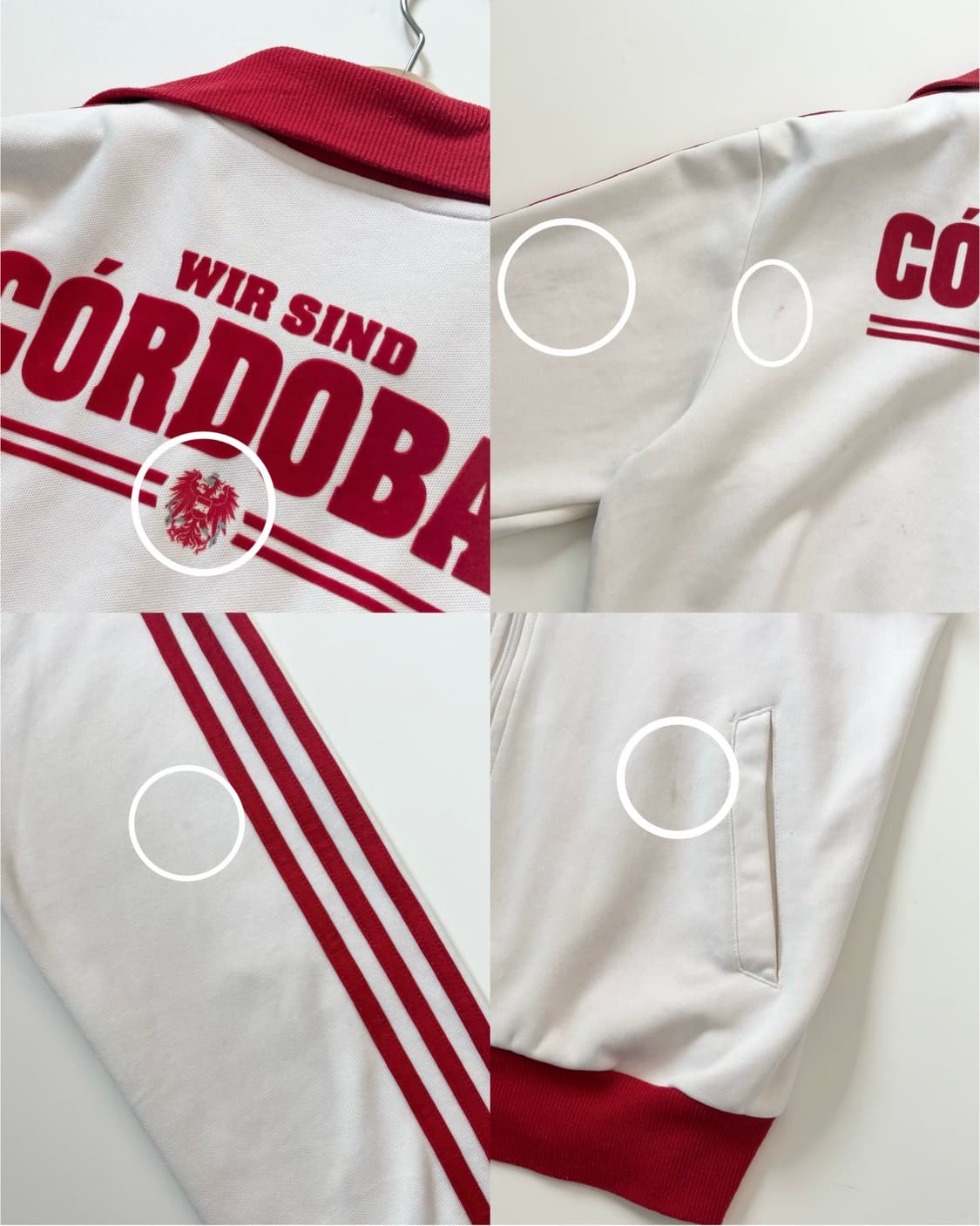 Adidas 아디다스 코르도바 레드화이트 트랙탑 상품이미지5