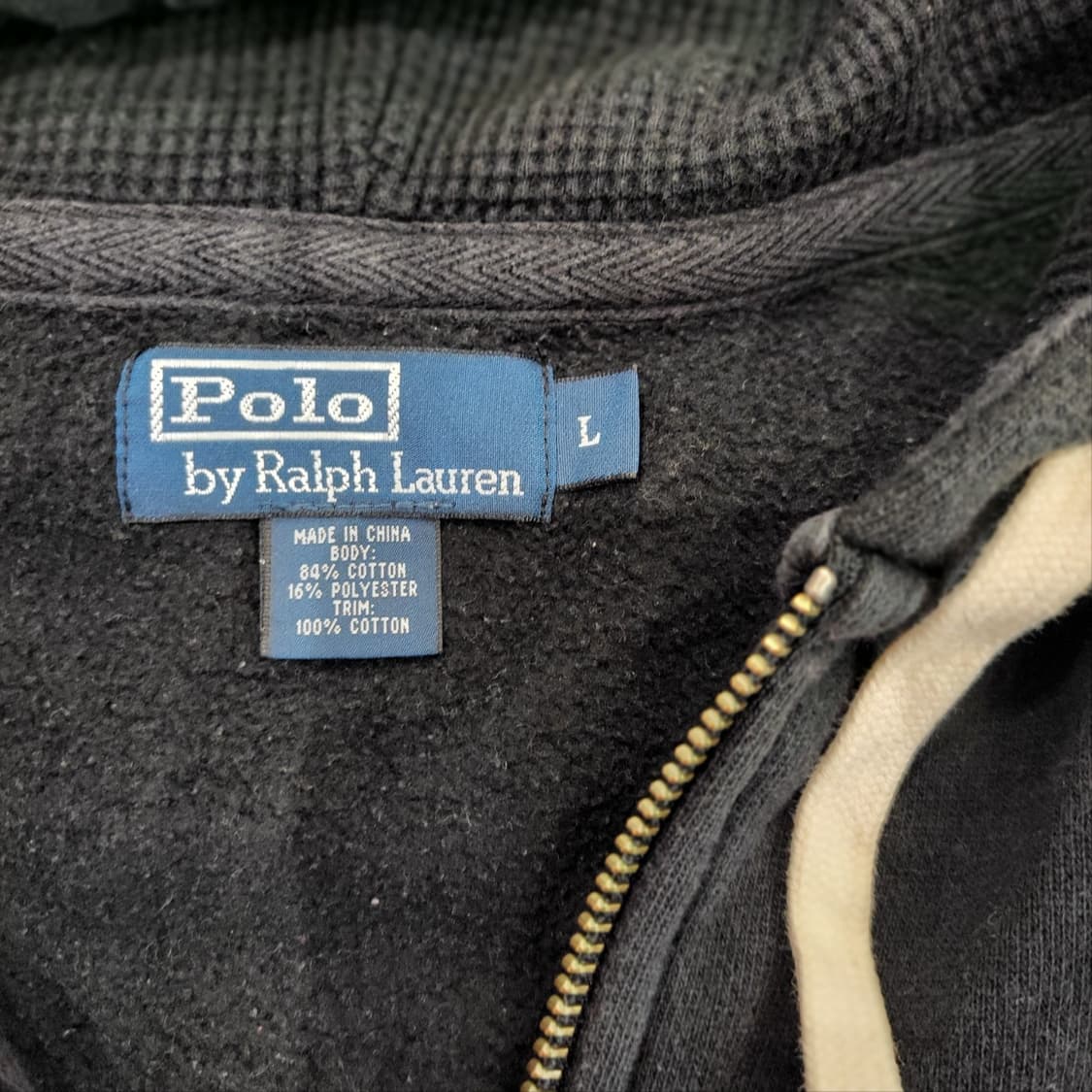 폴로기모후드집업L 상품이미지2