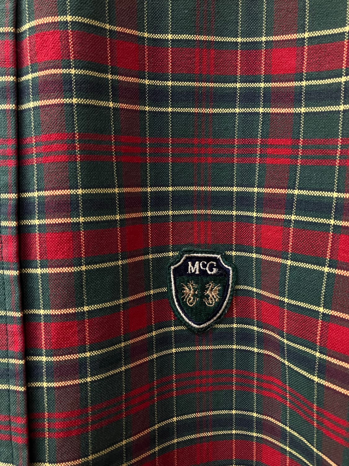 맥그리거 타탄 체크셔츠 프레피룩 상품이미지4