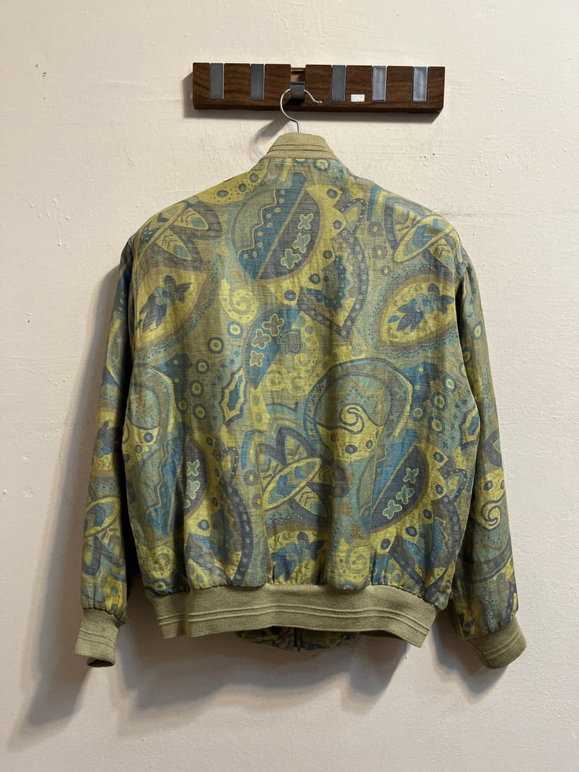 입생로랑 아카이브 패턴 블루종 자켓 상품이미지5