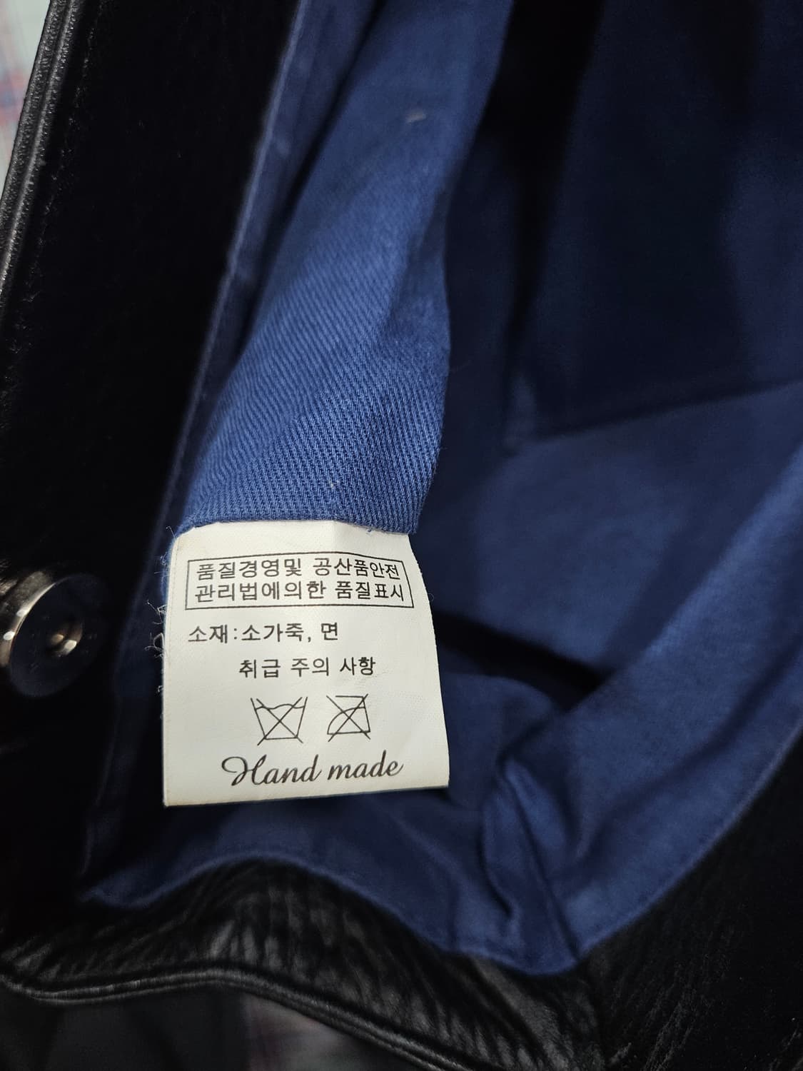 호재(HOZE) 블랙 가죽 숄더백  상품이미지5