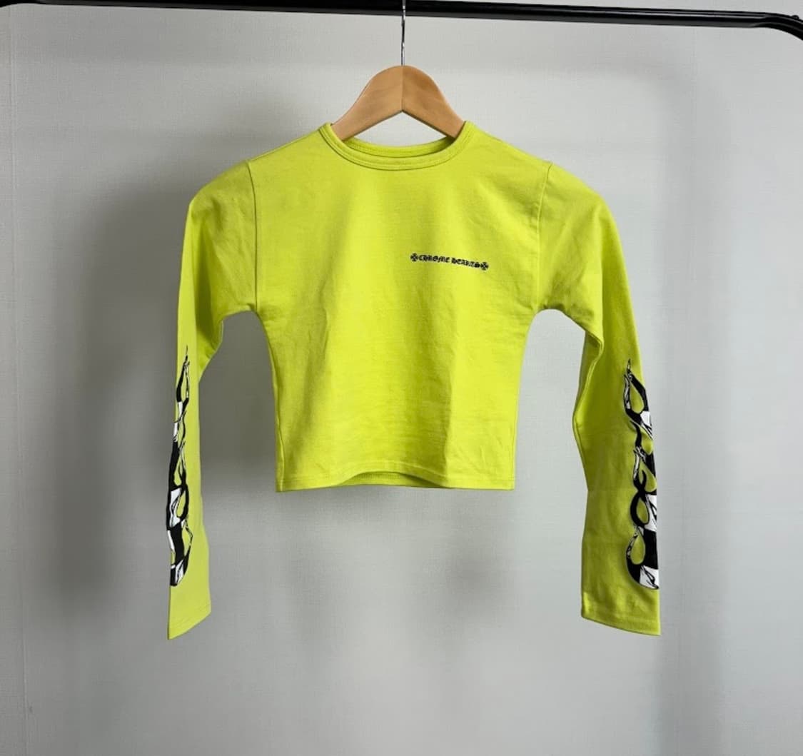 크롬하츠 매티보이 아이즈 롱슬리브 크롭 xs 상품이미지1