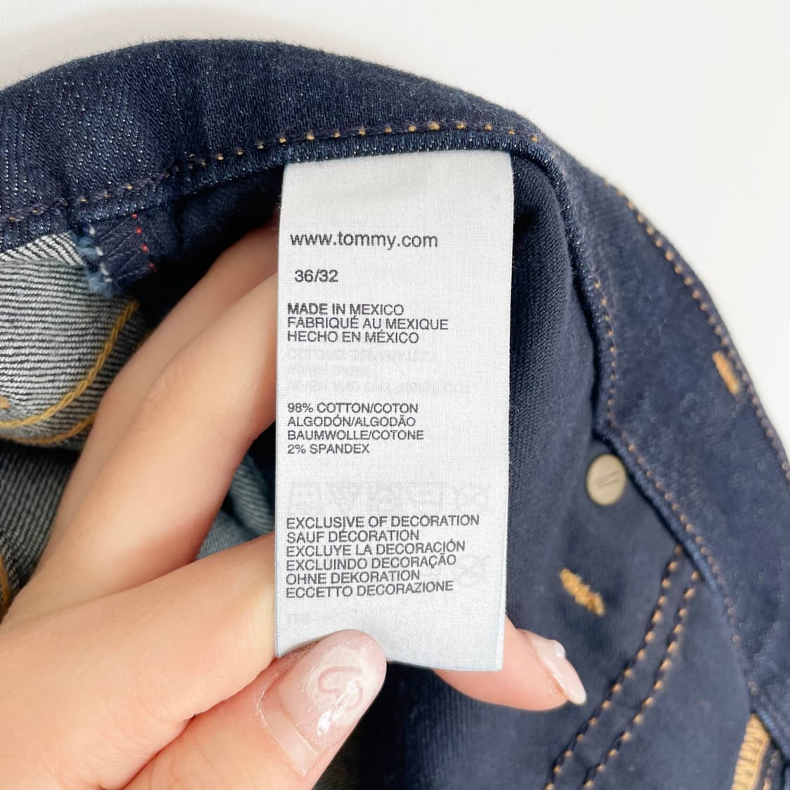 F2 타미힐피거 프리미엄 데님 팬츠 슬림 스트레치 37사이즈 상품이미지8