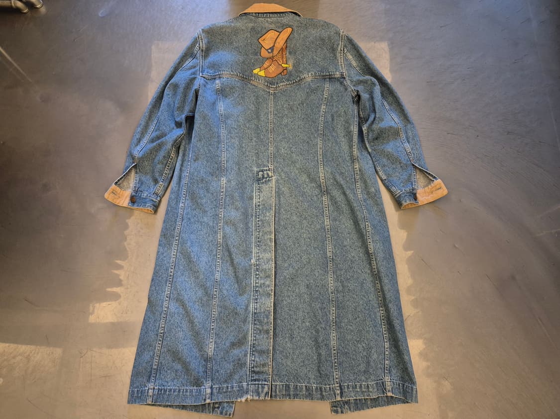 80s 리바이스 데님 롱 코트 상품이미지2