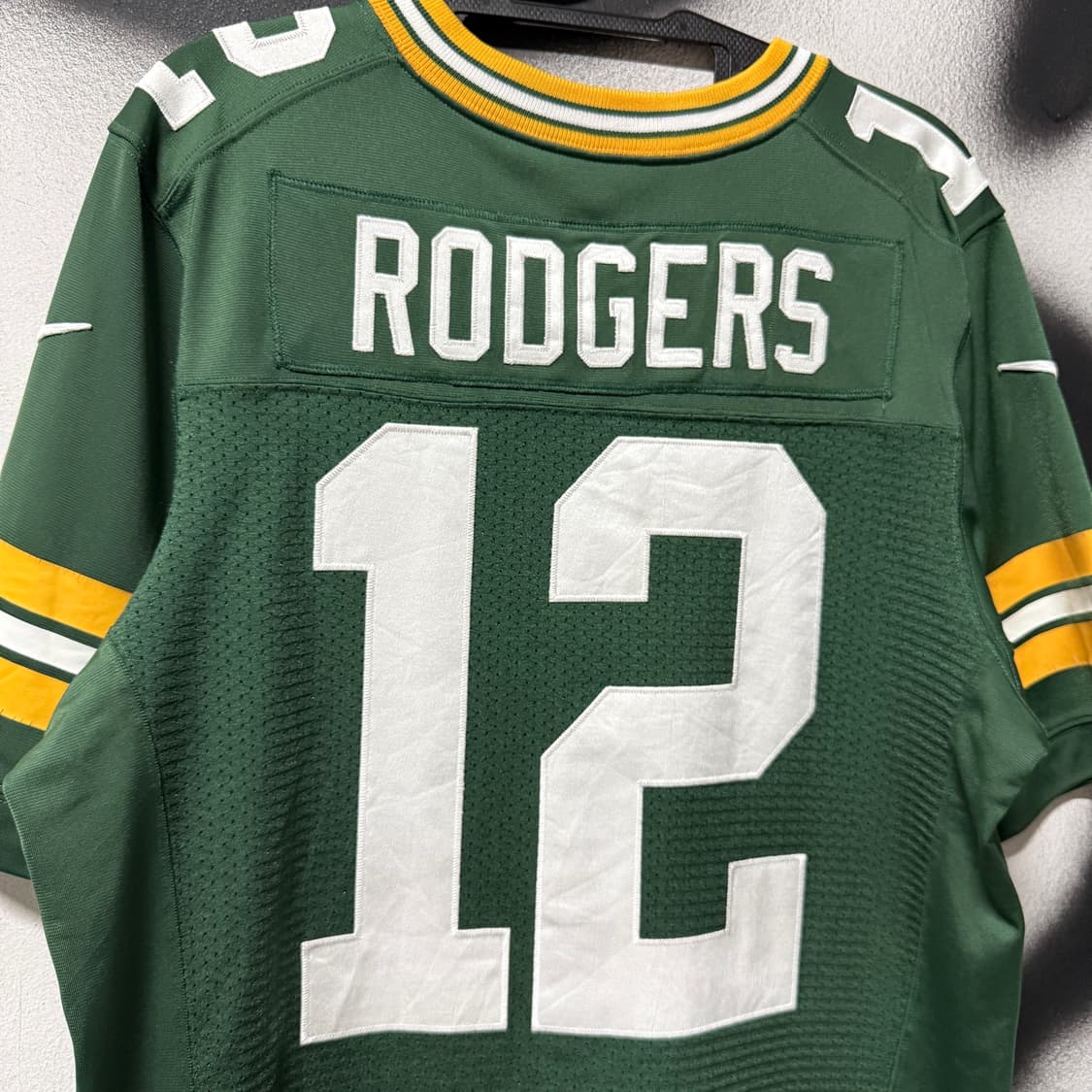 나이키 x NFL 그린베이 패커스 애런 로저스 마킹 풋볼 져지 상품이미지8