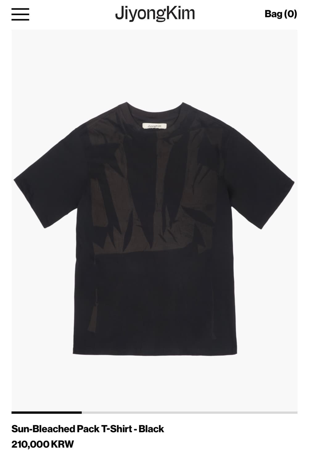 Jiyong Kim Sun-Bleached Pack T-shirt M 상품이미지1